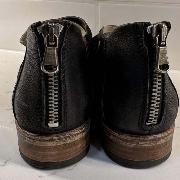 Free People Lost Valley Black Ankle Boots Women - Picture 5 of 7